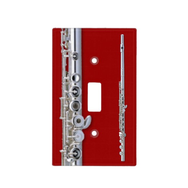 Lightswitch cover - Flute - Pick your color! (Front)