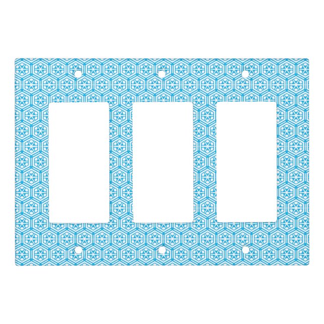 Lightswitch Cover - Geometric Hexagons (Front)