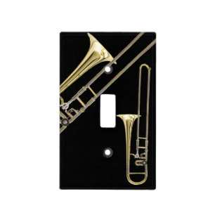 Lightswitch cover - Trombone (alto) - Pick color!