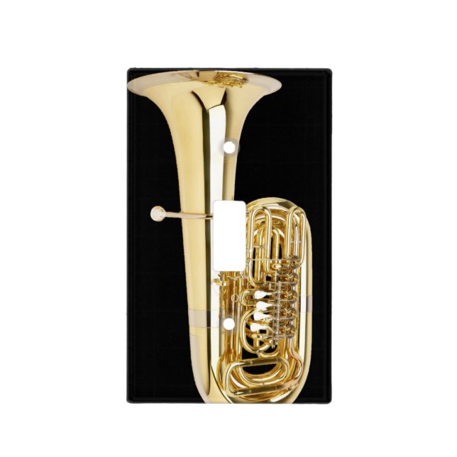 Lightswitch cover - Tuba - Pick your color! (Front)