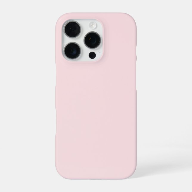 Lightweight Misty Rose Protective iPhone Case (Back)