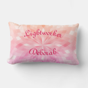 Lightworker Name Lumbar Pillow