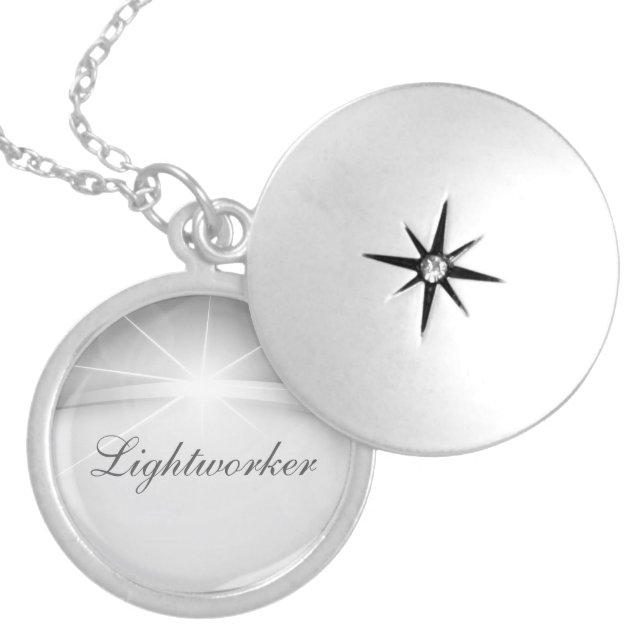 Lightworker Silver Plated Necklace (Front)