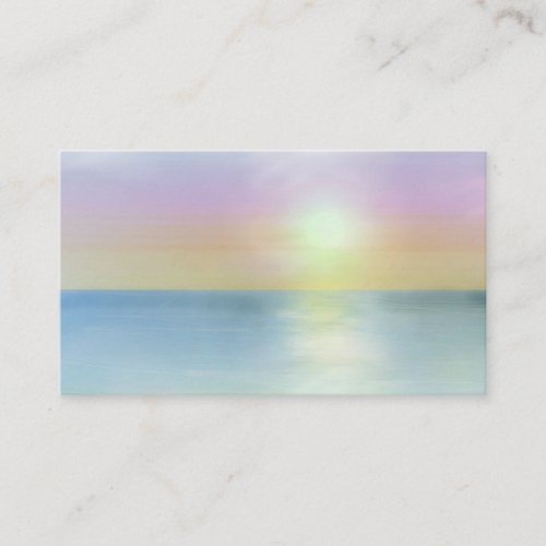 Lightworker Sunset Spiritual Business Cards