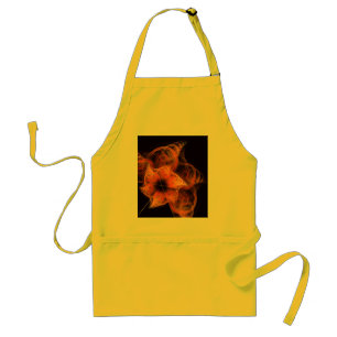 Lightworks Abstract Art Fractal of Fiery Energy Adult Apron