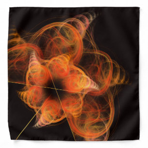 Lightworks Abstract Art Fractal of Fiery Energy Bandana
