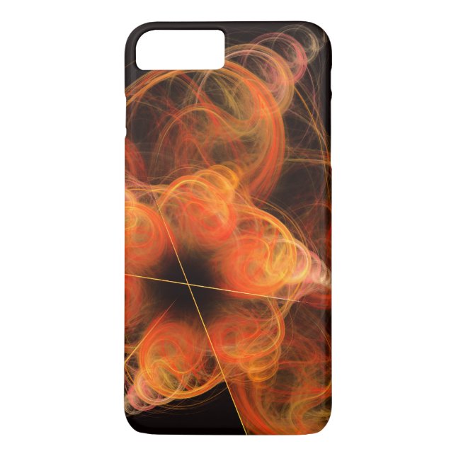 Lightworks Abstract Art Fractal of Fiery Energy Case-Mate iPhone Case (Back)