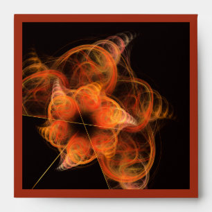 Lightworks Abstract Art Fractal of Fiery Energy Envelope
