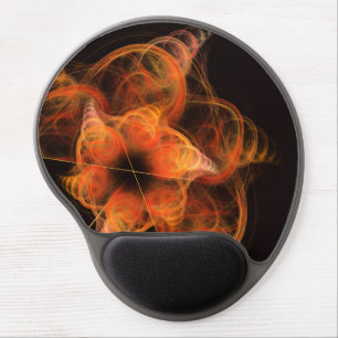 Lightworks Abstract Art Fractal of Fiery Energy Gel Mouse Pad