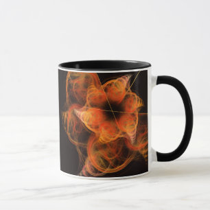 Lightworks Abstract Art Fractal of Fiery Energy Mug