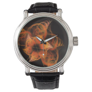 Lightworks Abstract Art Fractal of Fiery Energy Watch