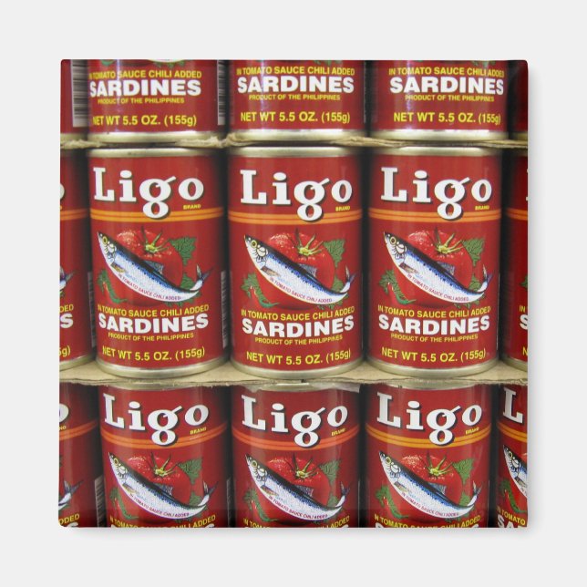 Ligo Sardine Can Magnet (Front)