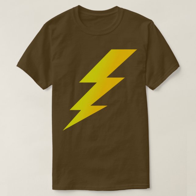 Ligtning Bolt T-Shirt (Design Front)