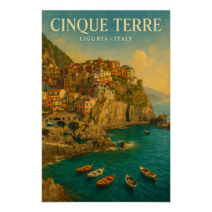 Liguria — Italy travel Poster