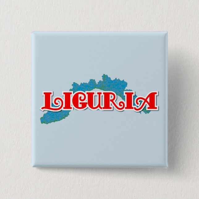 Liguria Pinback Button (Front)