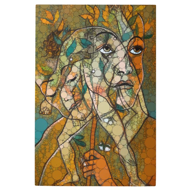 Ligustri, Infinity Dots by After Francis Picabia Metal Print (Front)