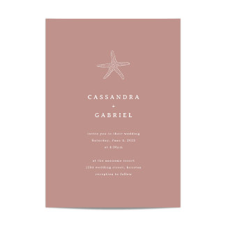 Lihue Wedding Invitation