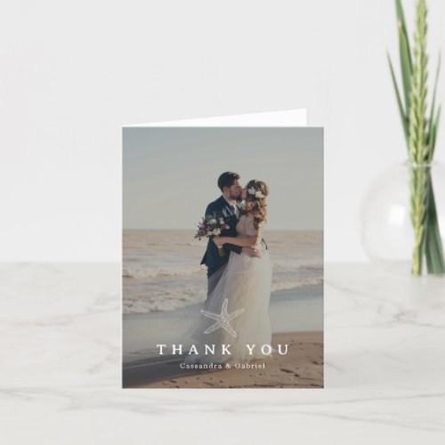 Lihue Wedding Photo Thank You Card