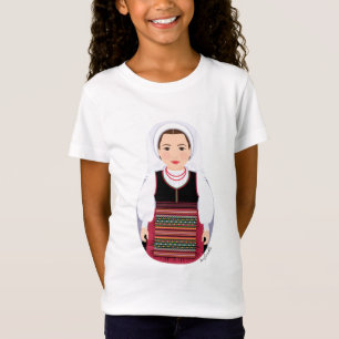 Lika Brunette Matryoshka Girls' T-Shirt