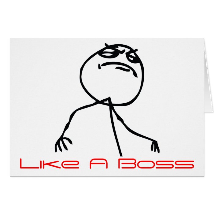 Like a Boss Cards