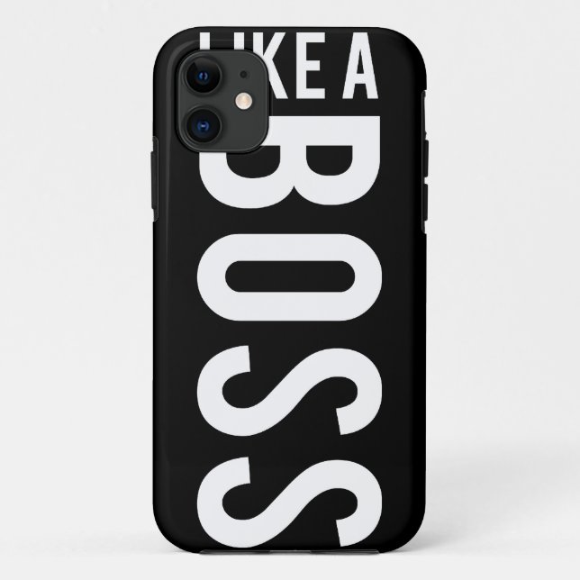 LIKE a BOSS Case-Mate iPhone Case (Back)