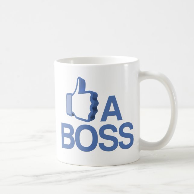 LIKE A BOSS Coffee Mug (Right)