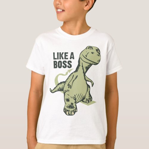 Like a Boss Dinosaur Meme T_Shirt