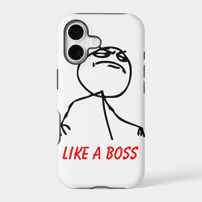 Like a Boss Iphone Case (Back)