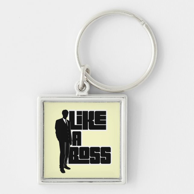 Like a Boss Keychain (Front)