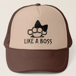 LIKE A BOSS-KnuckleBow Trucker Hat