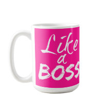 Like a Boss Mug - Pink