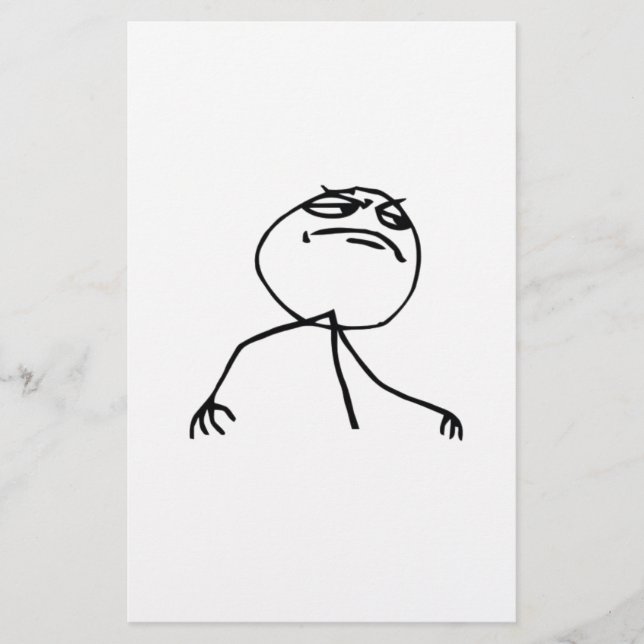 Like a boss stationery (Front)