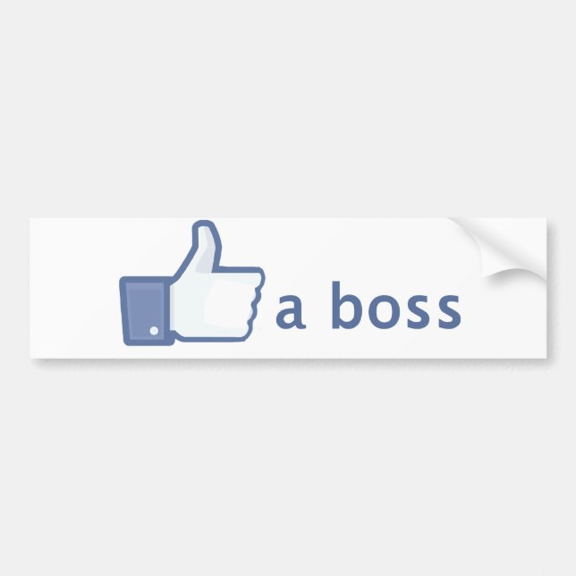 Like A Boss sticker (Front)