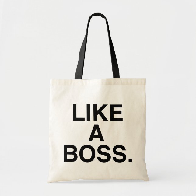 Like A Boss tote bag (Front)