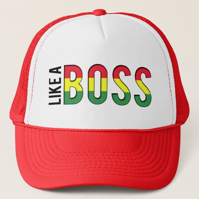 LIKE a BOSS Trucker Hat (Front)