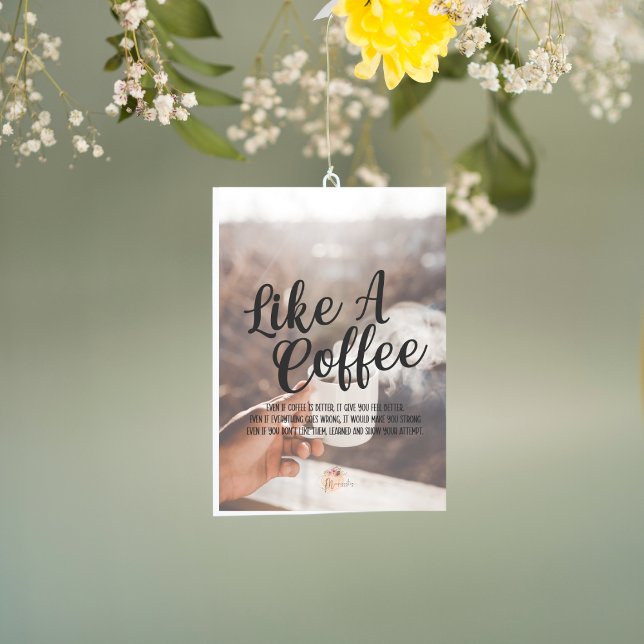 Like a Coffee  Holiday Card (Creator Uploaded)