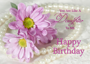 like a daughter cards zazzle