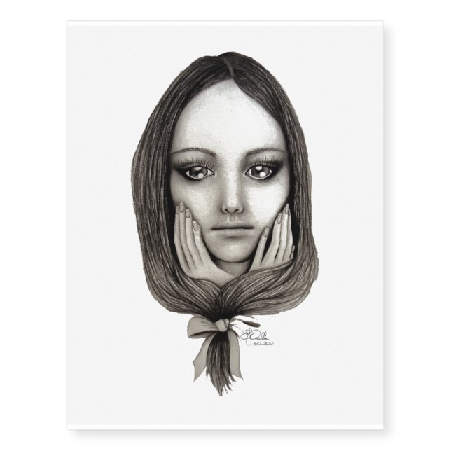 Like a DoLL Temporary Tattoos (Front)