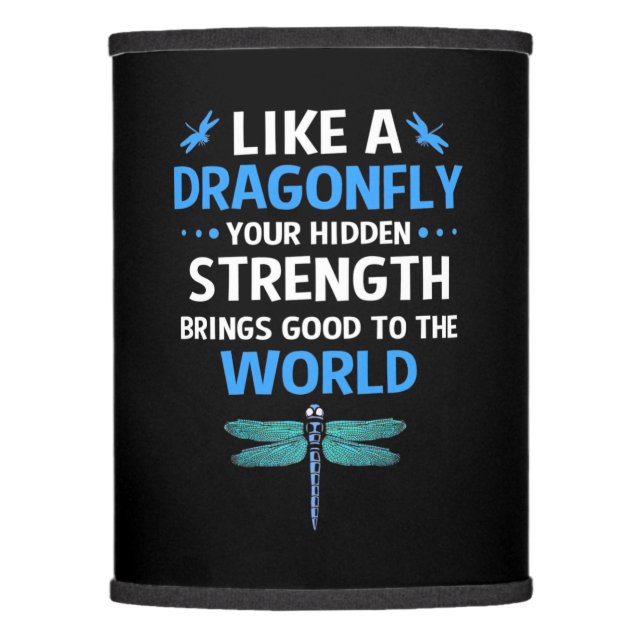 Like A Dragonfly Lamp Shade (Front)