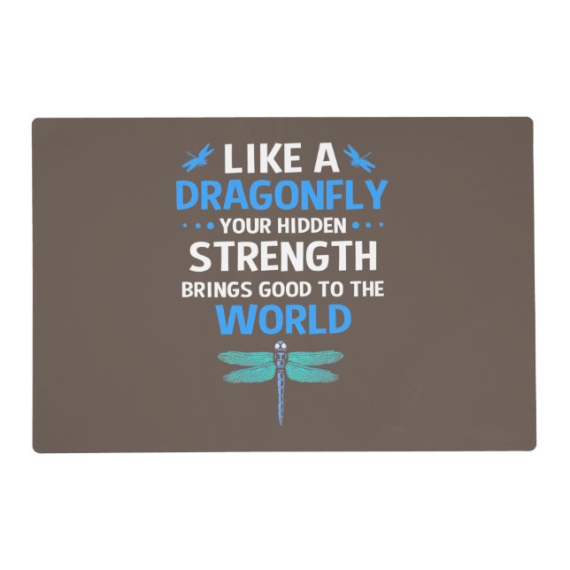 Like A Dragonfly Placemat (Front)