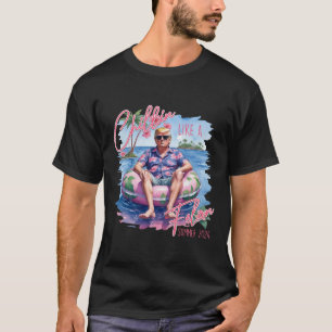 Like A Felon Summer 2024 Funny Trump 2024 T-Shirt