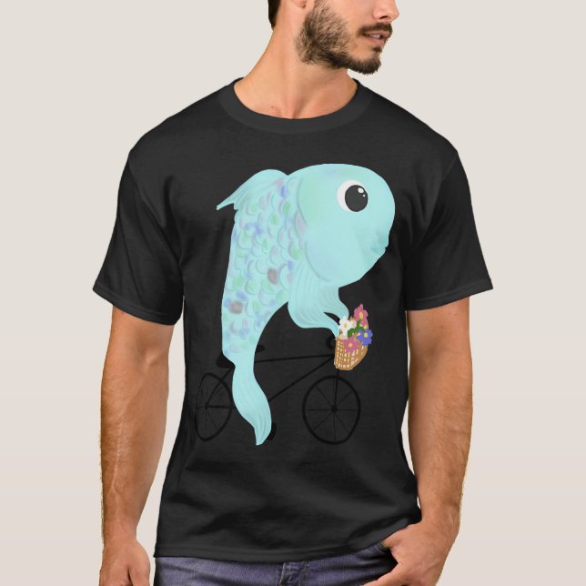 Like a Fish needs a Bicycle T-Shirt (Front)