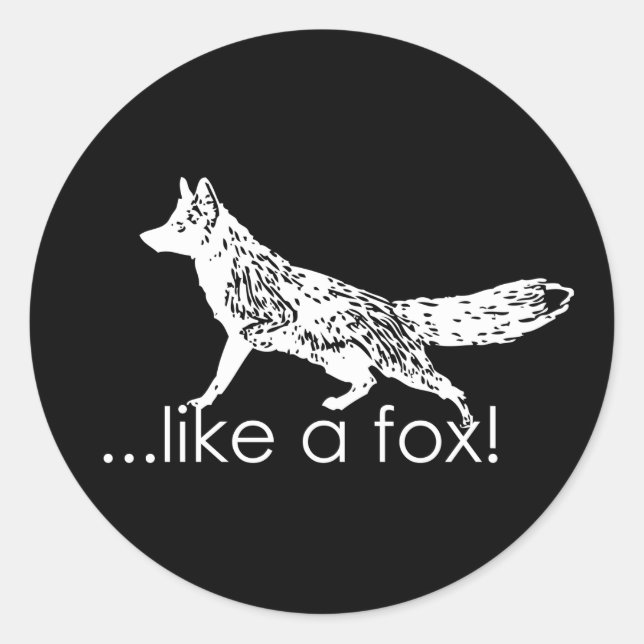…like a fox! Stickers (Front)