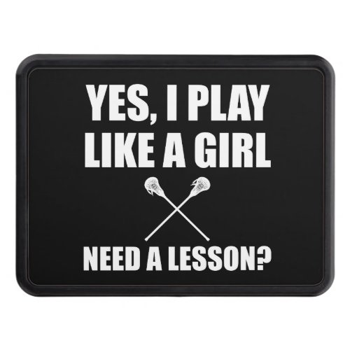 Like A Girl Lacrosse Trailer Hitch Cover