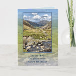 Like a Grandson Birthday with a Mountain Landscape Card<br><div class="desc">A beautiful to landscape wish a happy birthday to someone is like a grandson to you. The view of the English Lake district.</div>