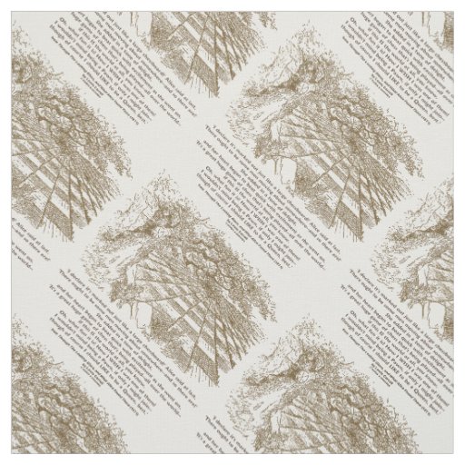 Like A Large Chessboard Game Of Chess Wonderland Fabric