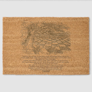 Like A Large Chessboard Game Of Chess Wonderland Fiber Doormat
