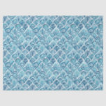 LIKE A MERMAID Nautical Fish Scales Pattern Tissue Paper