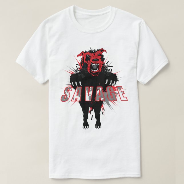 Like a Savage! T-Shirt (Design Front)
