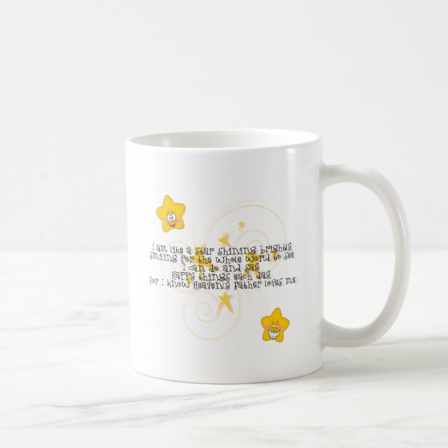 like a star shining brightly coffee mug (Right)